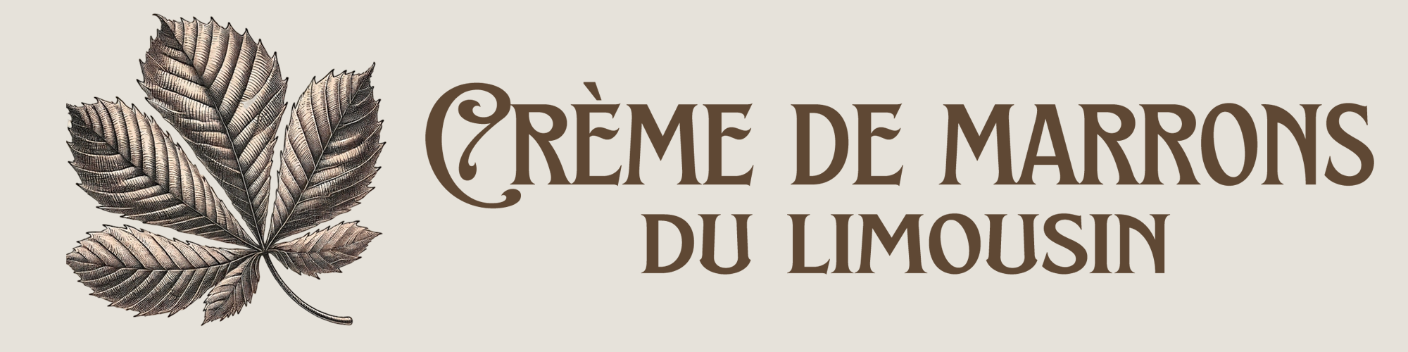 creme de marrons du limousin Logo